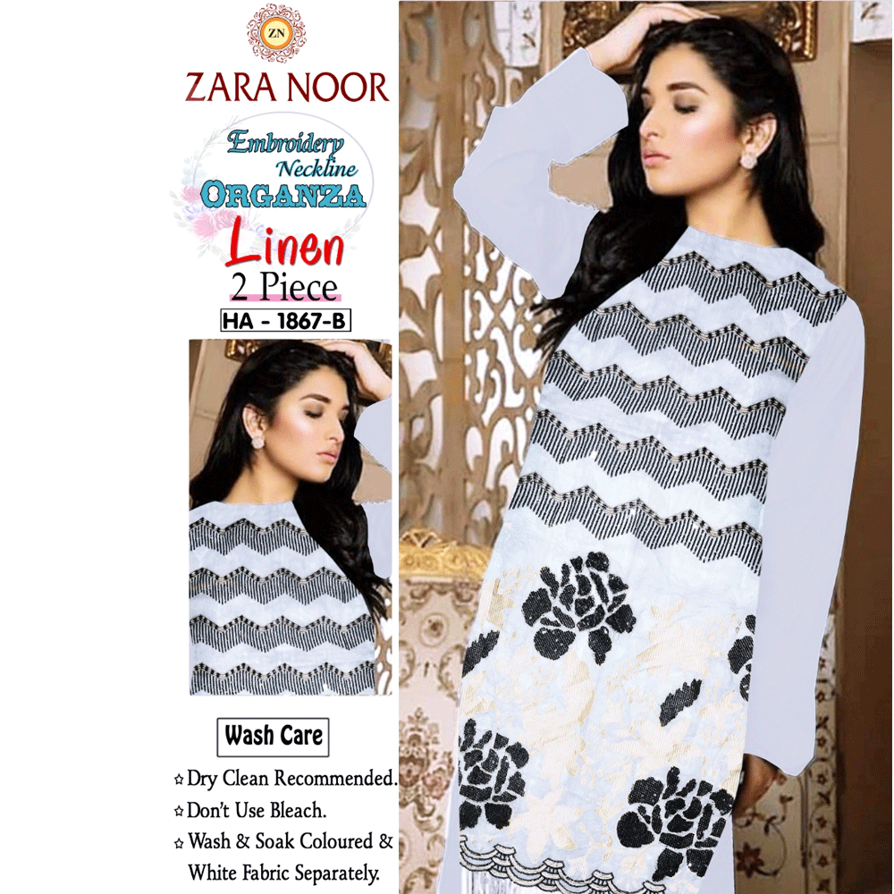 Zara Noor Linen Collection Replica HA-1567-B