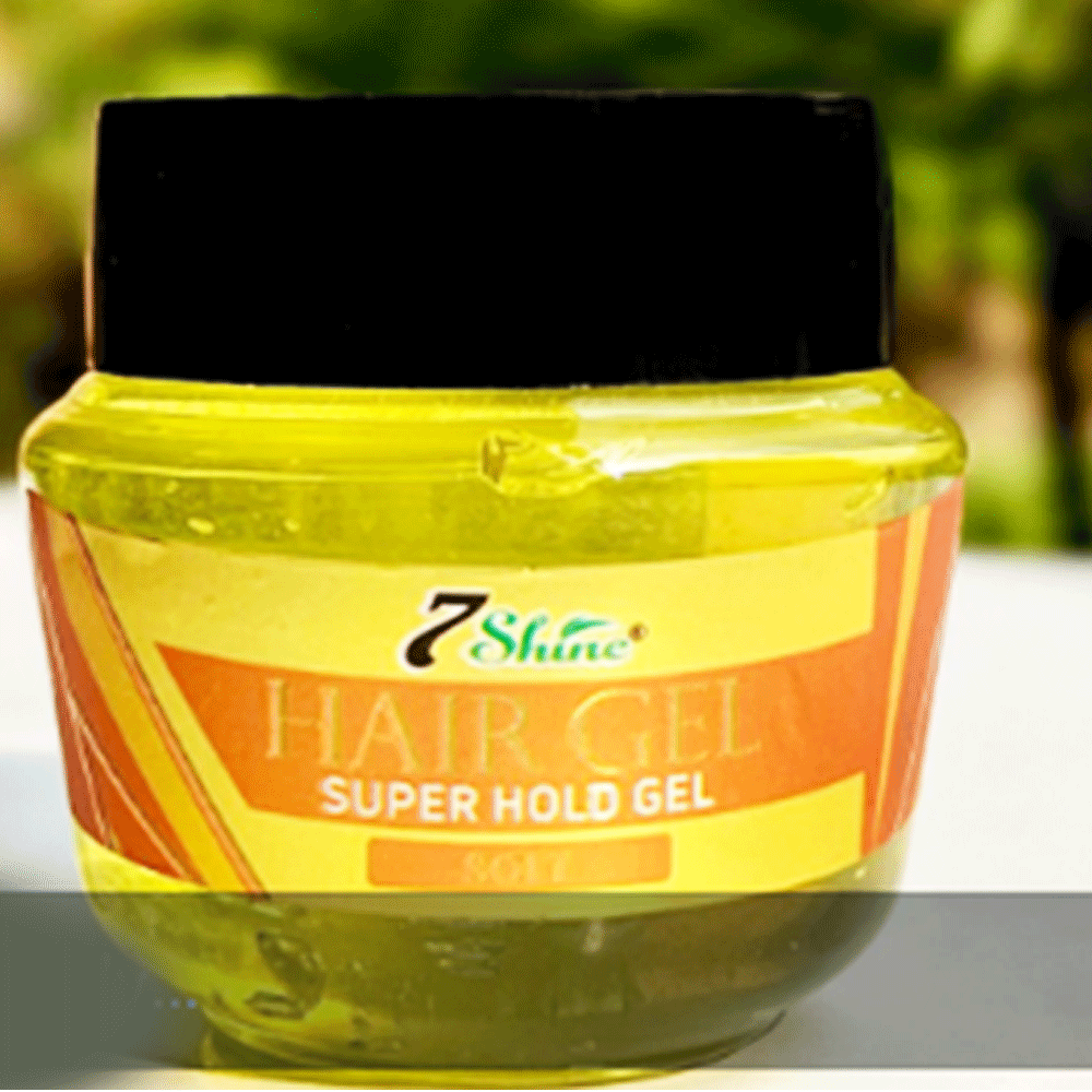 7shine Hair Gel Super Hold Gel xtreme Hold-Yellow