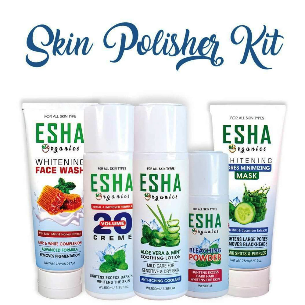 Esha Whitening Skin Polisher Kit