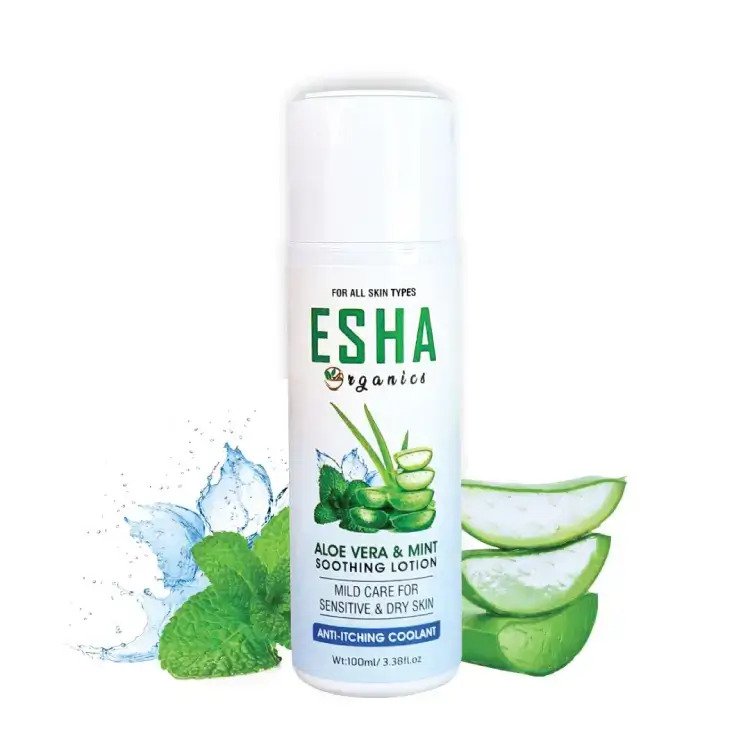 Esha Aloe Vera & Mint Soothing Lotion