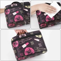 Portable Cosmetic Bag for Women | Perfect for Travel Makeup Toiletries and Other Essentials