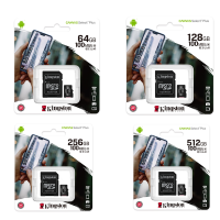 Kingston Memory Card Micro SD 64/128/256/512 GB- Canvas Select Plus