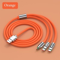 3 in 1 120W 6A Fast Power Cable for iPhone, Samsung,Huewai