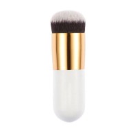 Chubby Pier Foundation Brush Flat Cream Makeup Brushes Professional Cosmetic Brush Highlight Brush