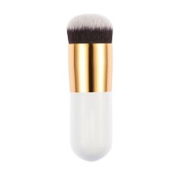 Chubby Pier Foundation Brush Flat Cream Makeup Brushes Professional Cosmetic Brush Highlight Brush