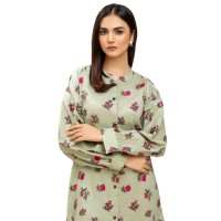 LimeLight Cambric Shirt-Printed Unstitched U2915SH-SSH-LGR